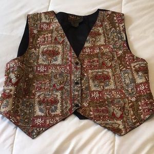 Woman’s Vintage beaded vest - Bali Chic